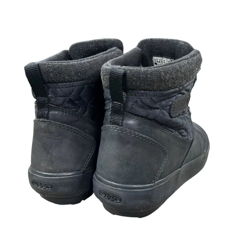 KEEN Women's 7 US Black Waterproof Duck‎ Boots Insulated Winter Warm